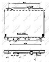 NRF 53208 Hűtőradiátor