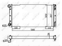 NRF 53229 Hűtőradiátor FIAT IDEA / PUNTO II