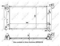 NRF 53325 Hűtőradiátor TOYOTA COROLLA / COROLLA VERSO