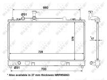 NRF 53412 Hűtőradiátor MAZDA 6