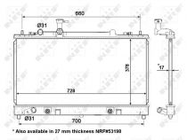 NRF 56066 Hűtőradiátor MAZDA 6